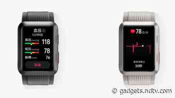 Huawei Watch D Smartwatch With Blood Pressure Monitor, ECG Sensor Launched