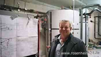 Die Hackschnitzelheizung in Albaching läuft