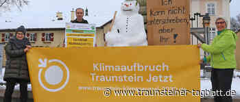 Klimaaufbruch Traunstein Jetzt«: Bislang 1200 Unterschriften gesammelt - Traunsteiner Tagblatt