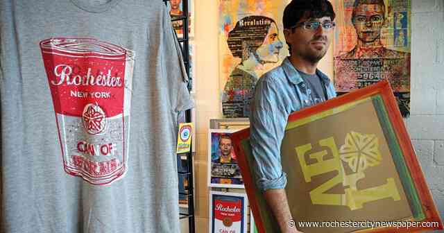 Rochester street art darling Dellarious sets up shop at the Public Market