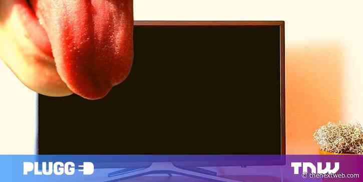 Japanese researcher creates lickable TV screen because god is dead