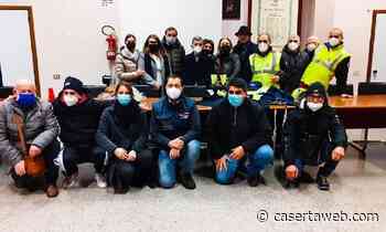 Comune di San Marco Evangelista, il brindisi del Sindaco e della Protezione Civile con le nuove magliette | - CasertaWeb