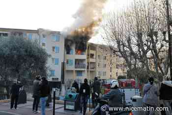 L'explosion d'une télévision à l'origine d'un important incendie dans un appartement de Cannes?