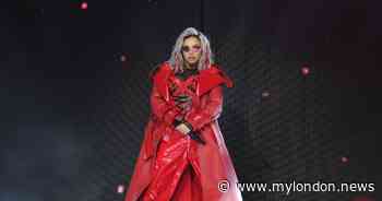 Jesy Nelson celebrates Jingle Bell Ball act after Matt Hancock walking out video - My London