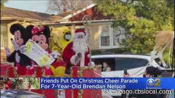 Friends Put On Christmas Cheer Parade For 7-Year-Old Brendan Nelson - CBS Chicago