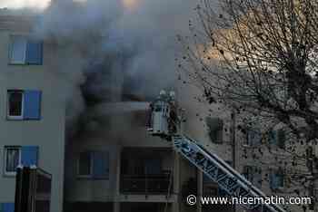 Incendie d'un appartement à Cannes: un pompier blessé