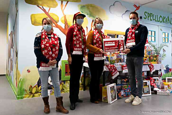 Antwerp geeft groot kerstcadeau aan kinderziekenhuis: hoop speelgoed én cheque van 10.000 euro