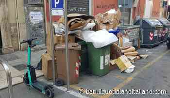 Bari, discarica tra via Sparano e via Piccinni: il Natale in centro città è tra i rifiuti - Il Quotidiano Italiano - Bari