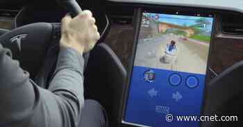 NHTSA shuts down Tesla's Passenger Play feature after investigation     - CNET
