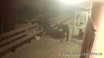 Sask. RCMP release video of 'brazen' ATM theft in hopes of generating leads