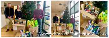 Chard food bank received £1000 donation from housebuilder - Chard & Ilminster News