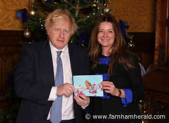 Prime Minister Boris Johnson offers congratulations to Ione - Farnham Herald