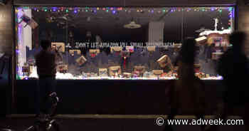 A Bookstore Trolls Amazon With Reworked Holiday Songs and ‘Dystopian’ Window Displays