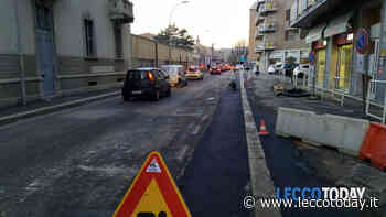 Via Digione cambia: nuova rotonda e doppio senso di circolazione con la Piccola - LeccoToday