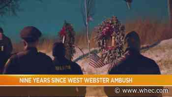 Vigil held in honor of victims of West Webster ambush nine years ago