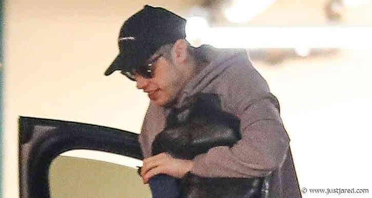 Pete Davidson Drives Girlfriend Kim Kardashian's Rolls-Royce While Shopping in Beverly Hills