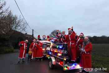 Kerstmannen vrolijken Buerstedewijk op (Aartselaar) - Gazet van Antwerpen