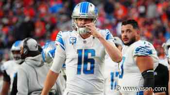 Lions QB Goff 'unlikely' to play against Falcons