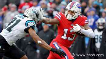 Bills add WR Davis, OL Ford to COVID-19 list