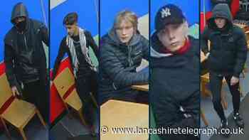 Five wanted in connection with Blackburn Town Centre assault