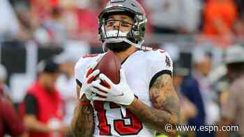Bucs rule out injured Evans, Winfield vs. Panthers