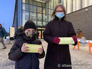 Rapid test kits snapped up at Barrhaven distribution centre