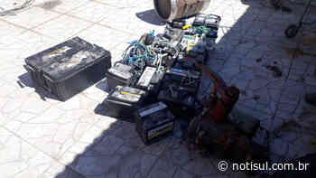 Proprietário de ferro velho em Capivari de Baixo é preso em flagrante, suspeito de receptação - Notisul