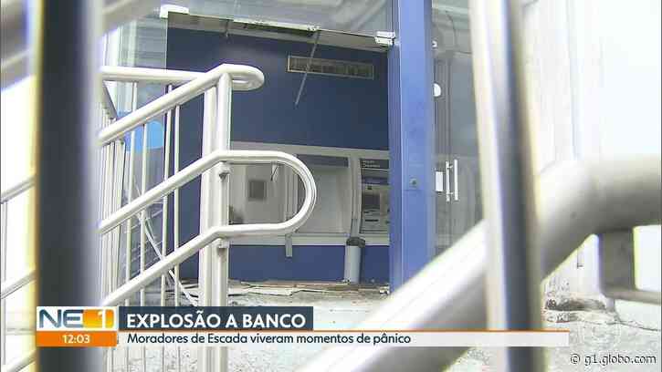 Bandidos explodem agência da Caixa em Escada - G1