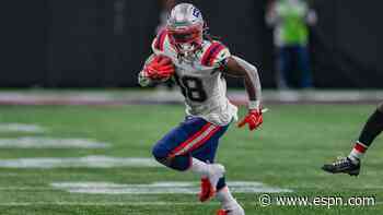 Pats without RB Stevenson, WR Agholor vs. Bills