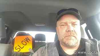 Alberta towing company owner renews call for blue lights after driver's close call on Highway 16