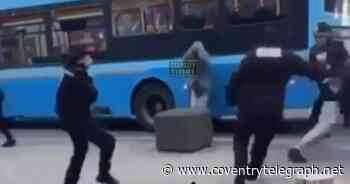 Footage shows police rush in after several officers attacked in Coventry city centre - Coventry Live