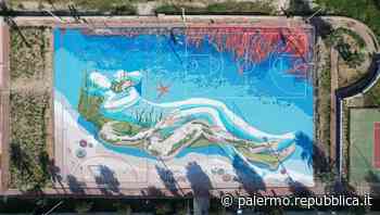 San Vito Lo Capo, inaugurata la più grande opera europea di street-art su un campo da gioco - La Repubblica