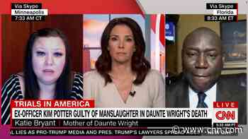 Daunte Wright's mother says she's thankful for the guilty verdicts against Kim Potter