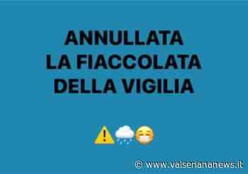 Clusone, annullata la fiaccolata della Vigilia - Valseriana News