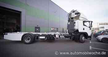 RWTH Aachen nimmt europaweit erstes Modell in Betrieb: Erster Elektro-Lkw mit Pantograph - Automobilwoche
