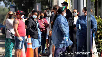 Florida Approaches Daily COVID-19 Case Record as Long Testing Lines Form on Christmas Eve