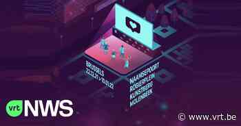 Reuzeschermen in Brussel projecteren eindejaarswensen van hoop en geluk - VRT NWS