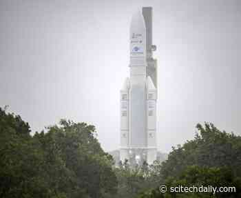 James Webb Telescope Rolls to Launch Pad Aboard Ariane 5 Rocket