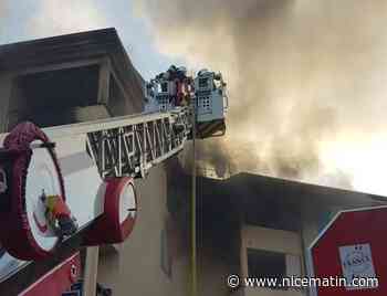 Important incendie dans un appartement à Cannes, l'immeuble évacué - Nice-Matin