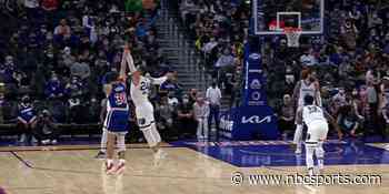 Warriors' Steph Curry hits ridiculously tough 3-pointer over Dillon Brooks - NBC Sports Bay Area