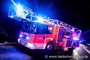 Drei Gartenhütten brennen in Breisach - Breisach - Badische Zeitung