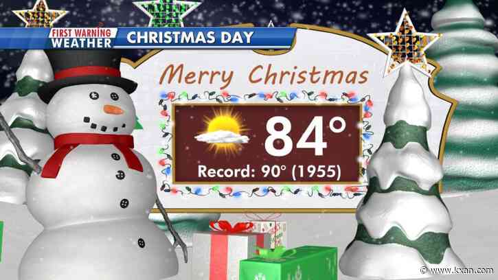 Temperatures soaring into the 80s in some areas