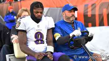 NFL injury updates, including Lamar Jackson and more