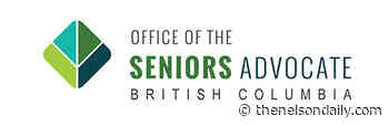 Statement from Isobel Mackenzie Seniors Advocate Province of British Columbia - The Nelson Daily
