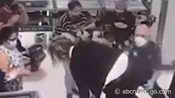 WATCH:  TSA officer jumps into action to save infant