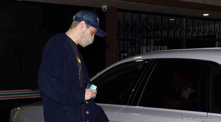 Pete Davidson Spotted Driving Kim Kardashian's Car While in L.A. on Christmas Eve