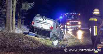 Landkreis Bamberg: Autofahrer (20) verliert Kontrolle - und überschlägt sich bei Unfall