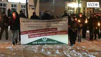 Corona-Demo in Wittenberge: „Der III. Weg“ sieht den Staat am Ende | svz.de - svz – Schweriner Volkszeitung
