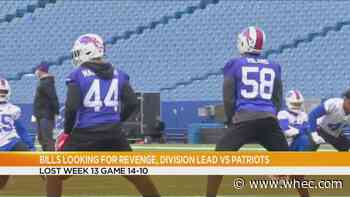 Bills eager for rematch vs Pats with AFC East on the line