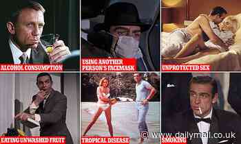 James Bond would have died from STIs, food poisoning and alcohol, study shows - Daily Mail